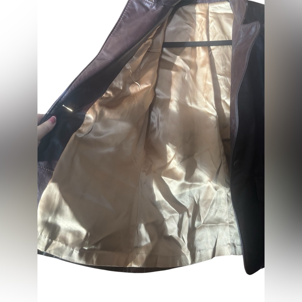 1970s Vintage Ladies Leather Jacket size 12 Excellent vintage condition Fall - Picture 3 of 6